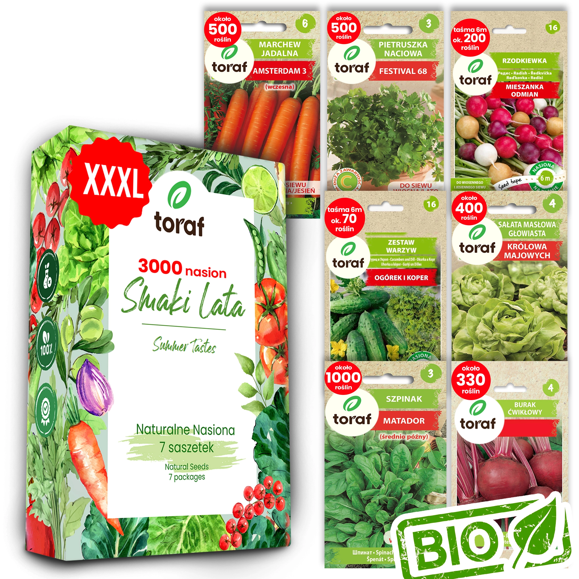 TORAF SET OF SEEDS FLAVORS OF