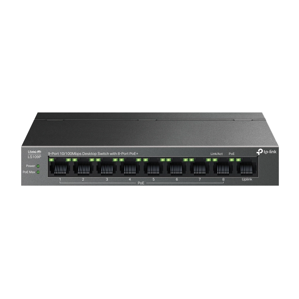 TP-Link LiteWave LS109P network switch Unmanaged