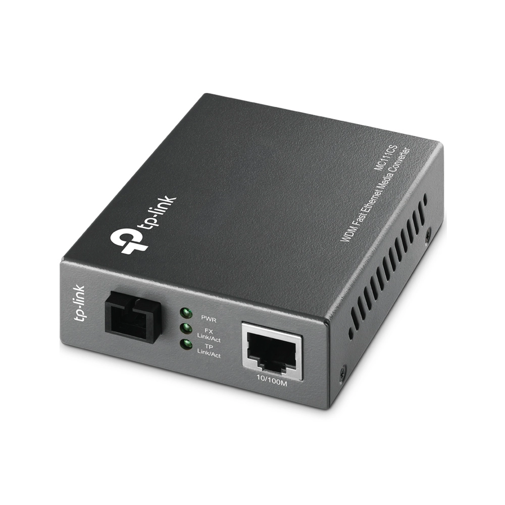 TP-Link 10/100Mbps WDM Media Converter MC111CS