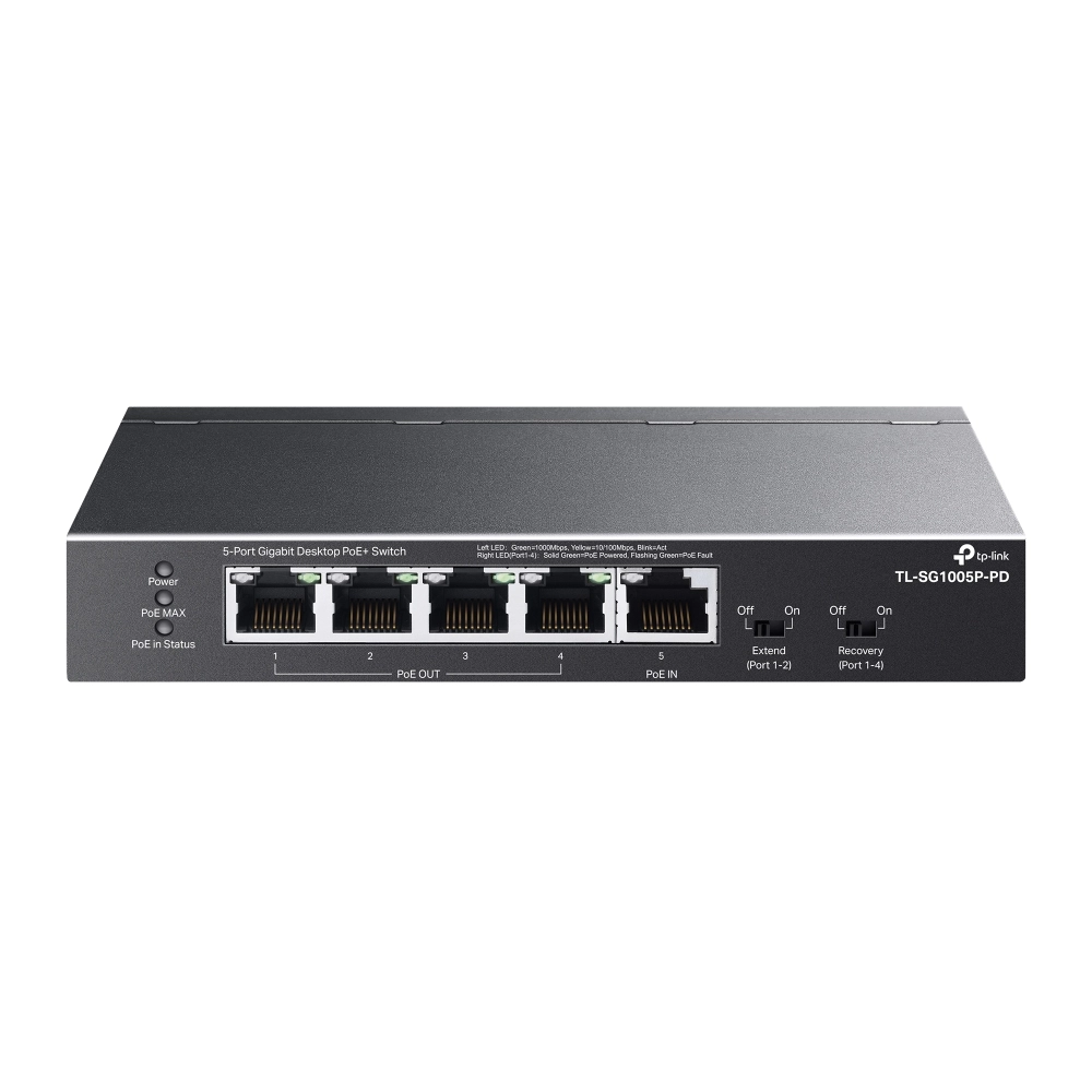 TP-Link TL-SG1005P-PD network switch Gigabit Ethernet