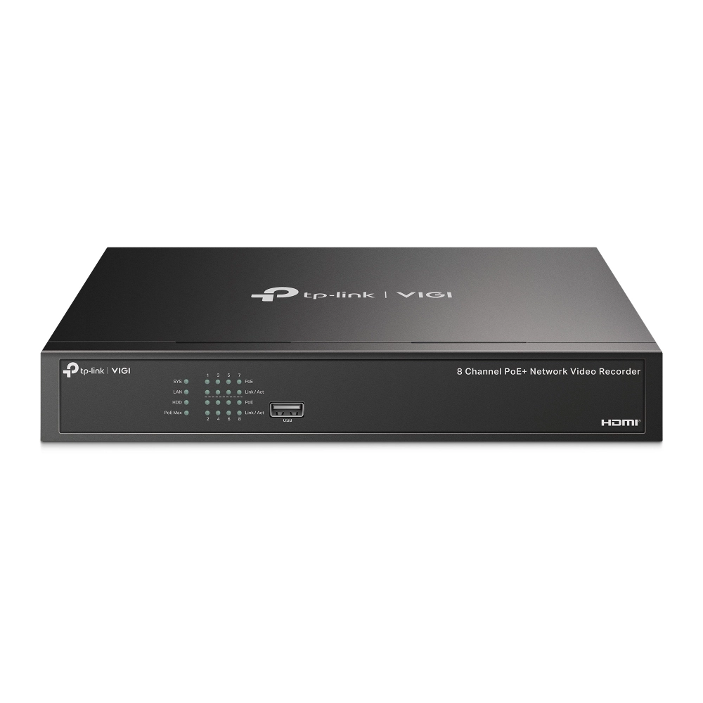 TP-Link VIGI NVR1008H-8P Black 29573431 VIGI