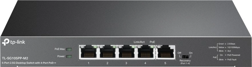 TP-Link 5-Port 2.5G Desktop Switch