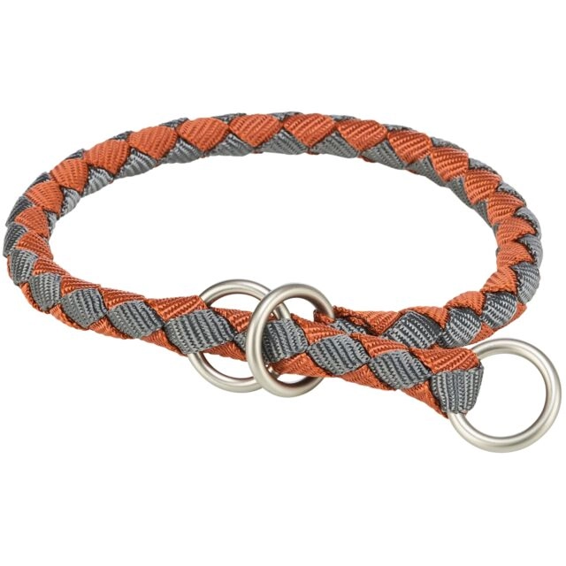 TRIXIE 144030 dog/cat collar Graphite  Rust