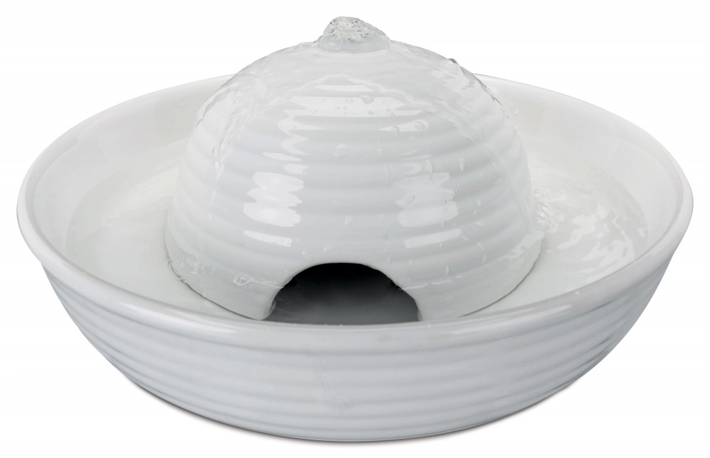 TRIXIE 24468 dog/cat feeder/waterer Ceramic White