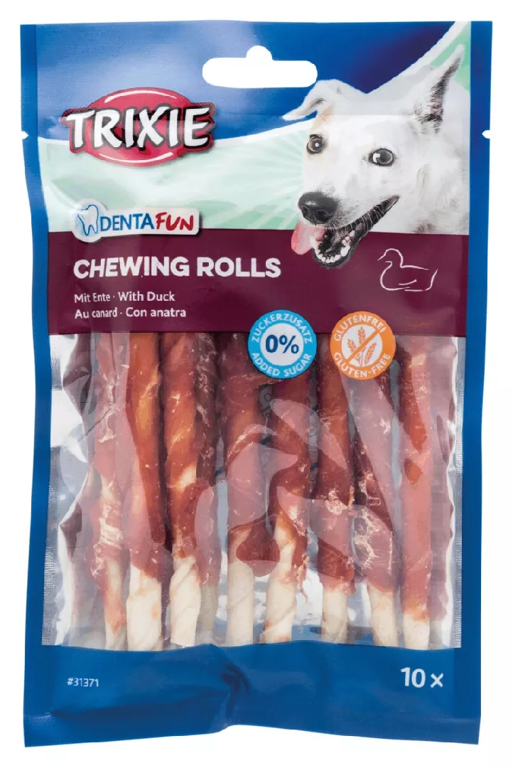 TRIXIE Denta Fun Duck Chewing Rolls
