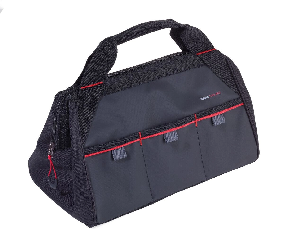 TROIKA TOOL BAG Black  Red Tarpaulin
