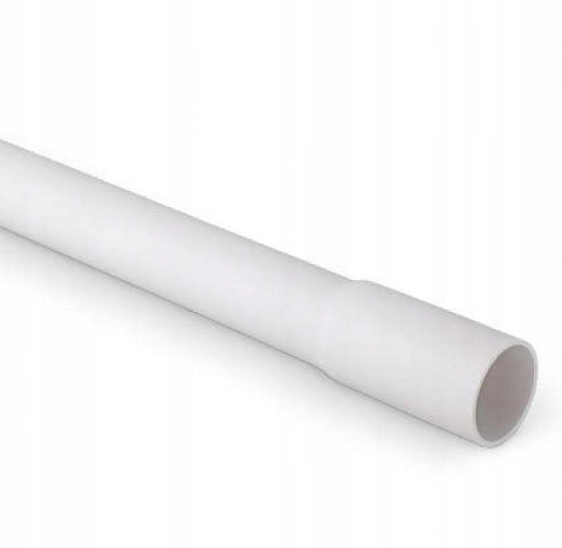 Rigid electrical installation pipe with PVC