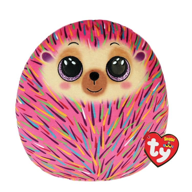 Squish-a-Boos mascot HILDEE the hedgehog multicolored