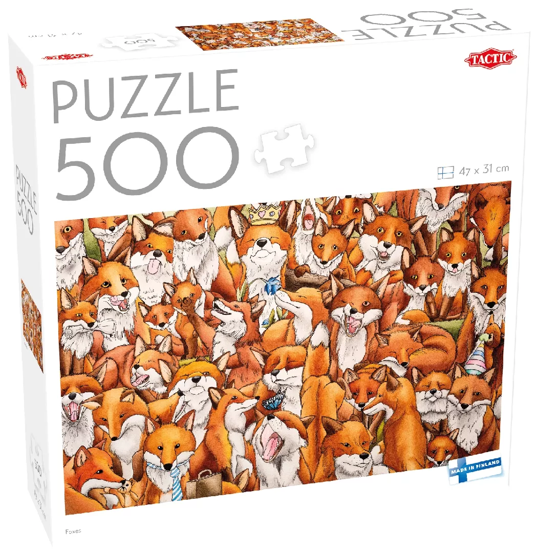 Tactic Puzzle Lovers Foxes 500 pcs