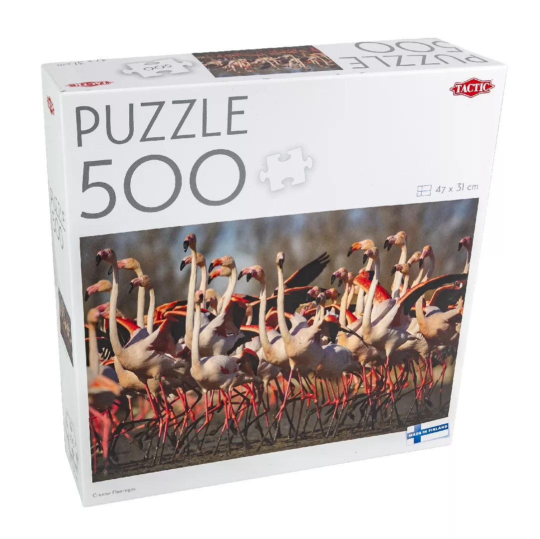Tactic Puzzle Lovers Greater Flamingos 500