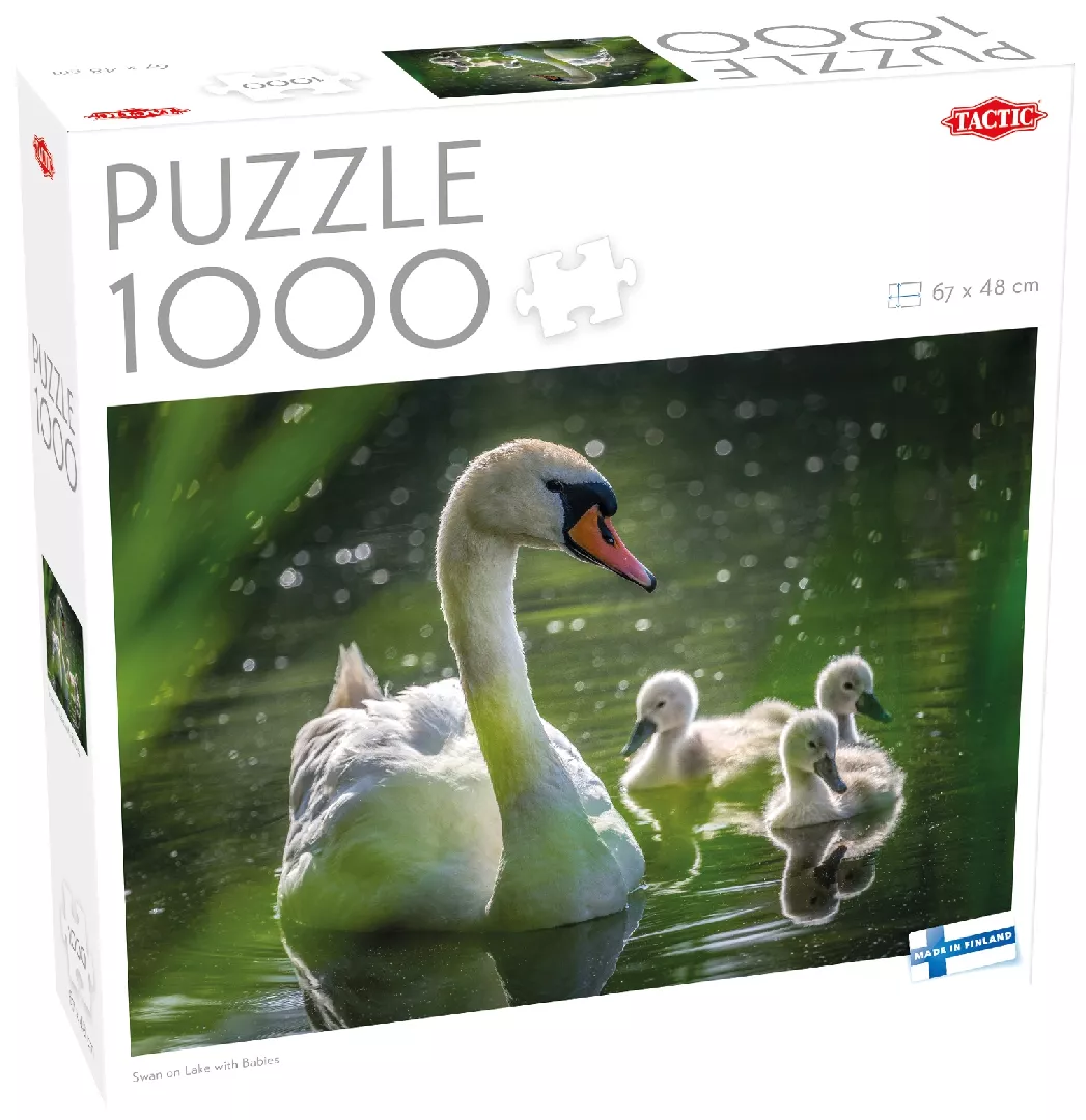 Tactic Puzzle Lovers Swan on Lake