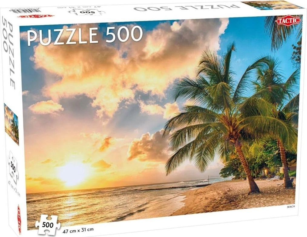 Tactic Landscape: Beach - 500pcs Jigsaw