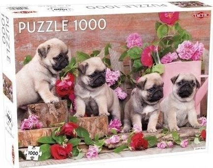 Tactic Puppy Pugs 1000 pcs Jigsaw
