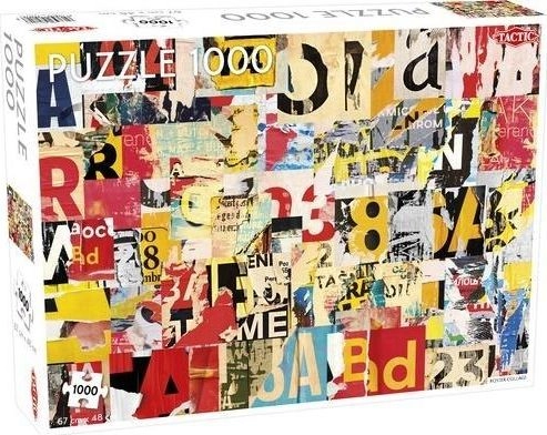 Tactic Poster Collage 1000 pcs Jigsaw