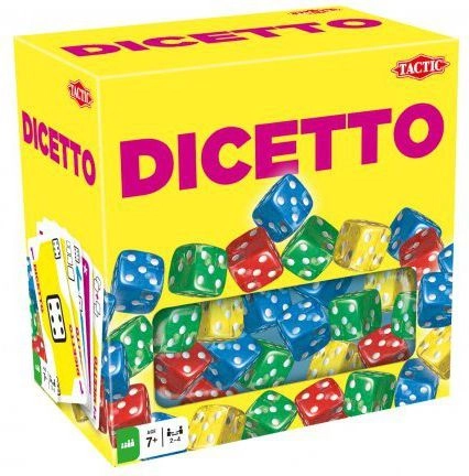 Tactic Dicetto Card Game Game of