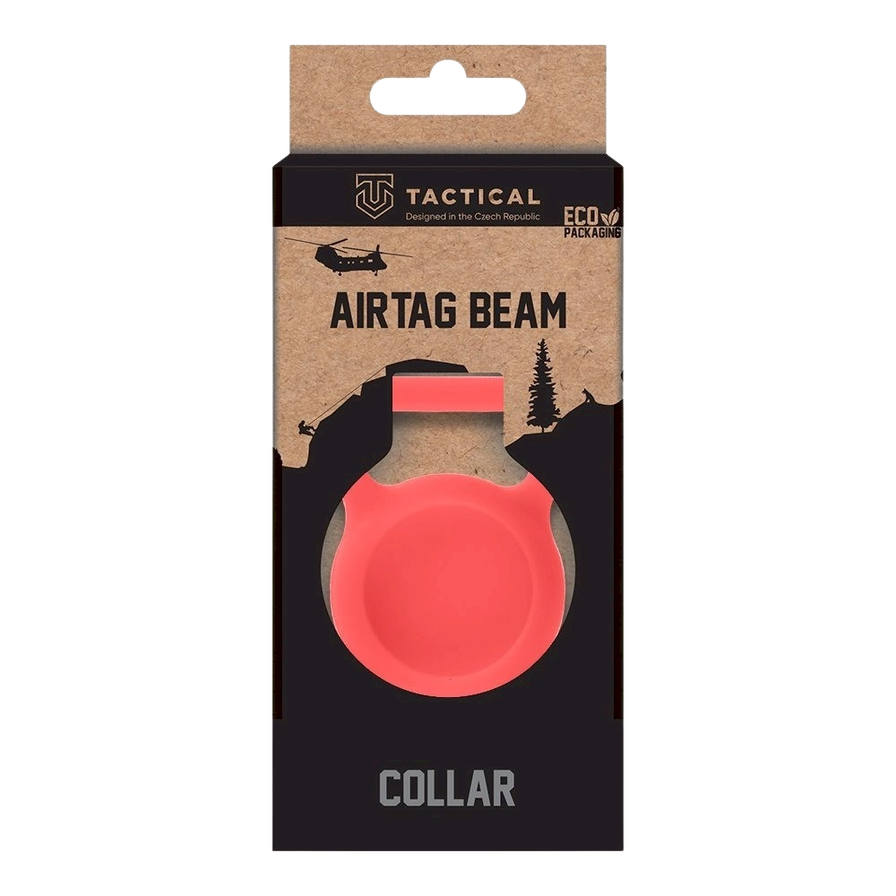 Dėklas Tactical Airtag Beam Collar raudonos