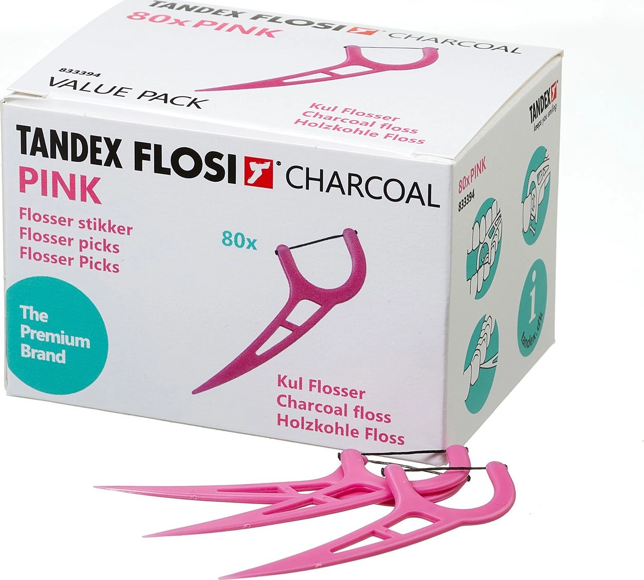 Tandex Pink Carbon Thread Floser (