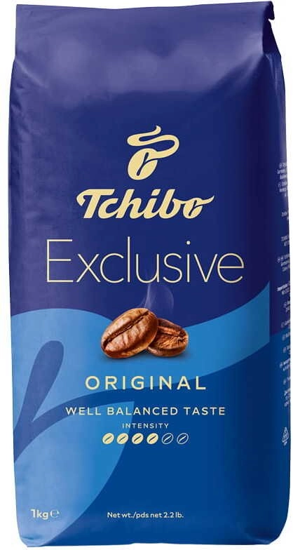 TCHIBO EXCLUSIVE COFFEE BEANS 1KG Exclusive