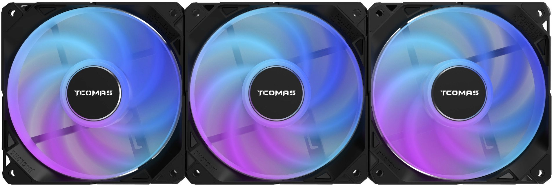 Tcomas FA200 Fan Black 3-pack 6976393400656