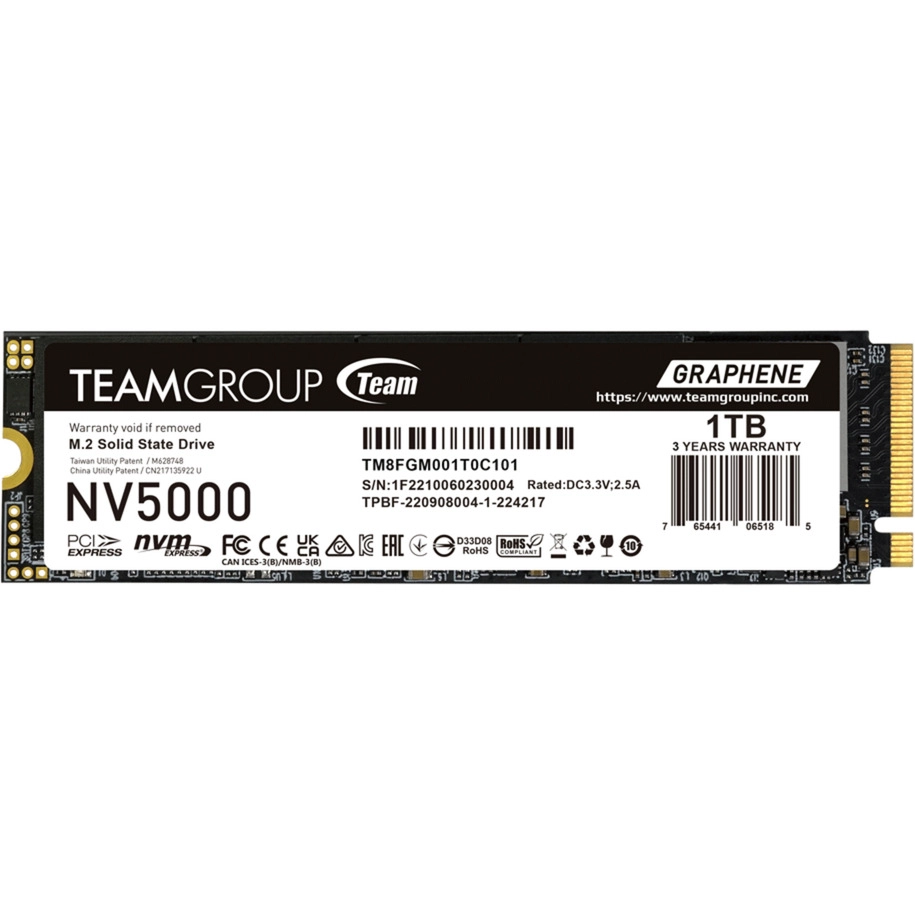 SSD Teamgroup 1TB NV5000 TM8FGM001T0C101 PCIe