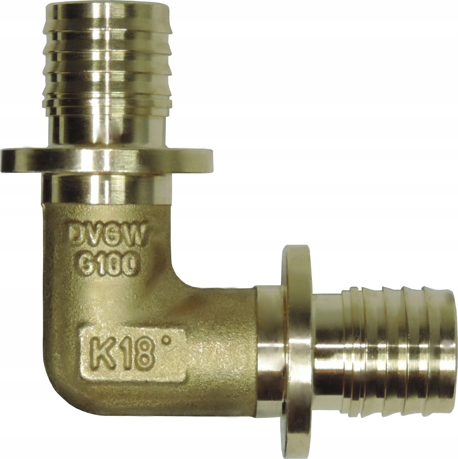 Tece Knee 90° 20mm brass -
