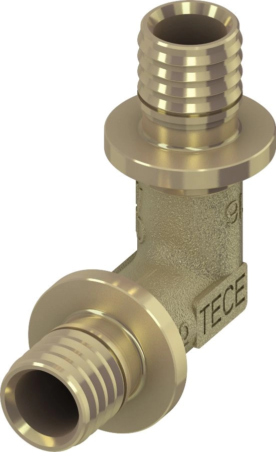 Tece Kolano mosiężne 90° 16mm (767016)