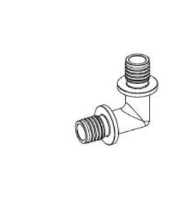Tece Knee 90° 25mm brass -