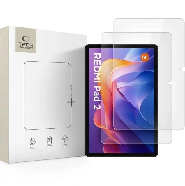 SZKŁO HARTOWANE TECH-PROTECT GLASS FIT+ 2-PACK