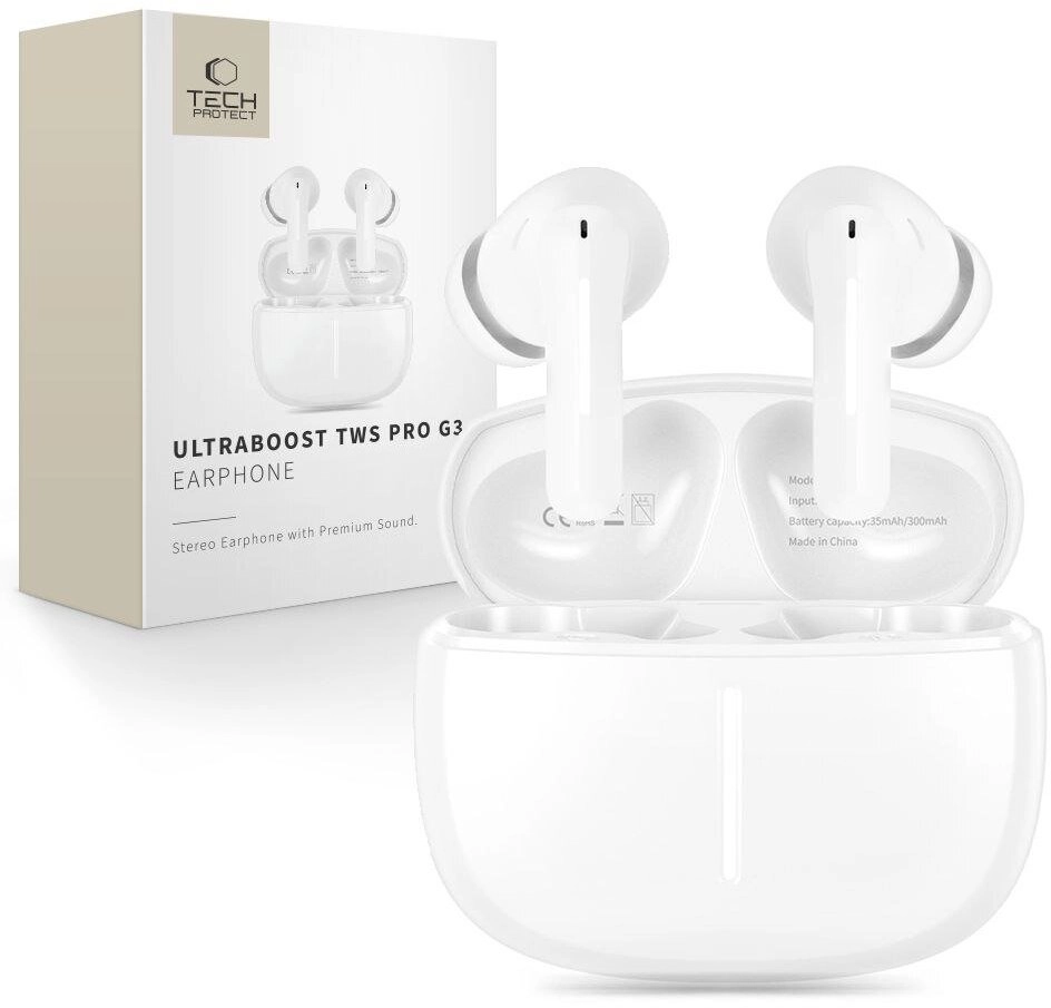 Słuchawki Tech-Protect TECH-PROTECT ULTRABOOST TWS EARPHONE