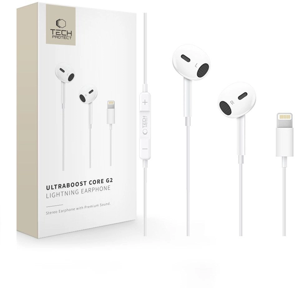 TECH-PROTECT ULTRABOOST LIGHTNING EARPHONE CORE G2