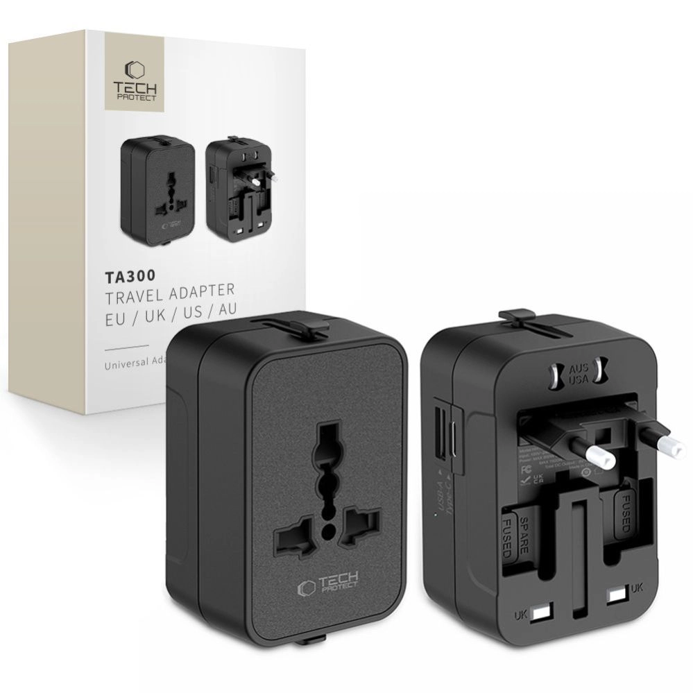 Tech-Protect TECH-PROTECT TA300 TRAVEL ADAPTER EU