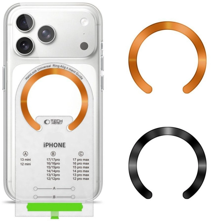 TECH-PROTECT MMP-210 MAGNETIC MAGSAFE RING 2-PACK