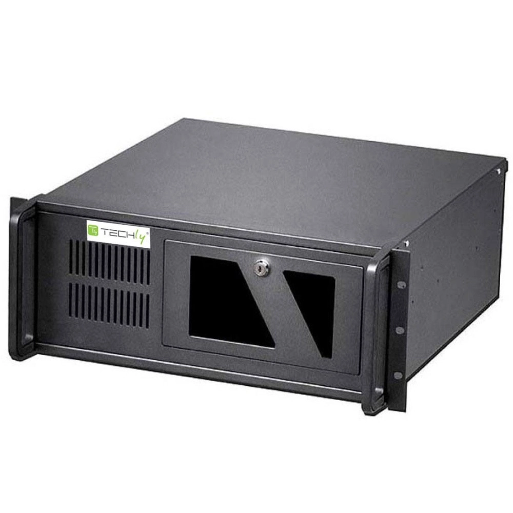 Techly I-CASE MP-P4HX-BLK2 datoru korpuss &amp; statnis Plaukts Melns