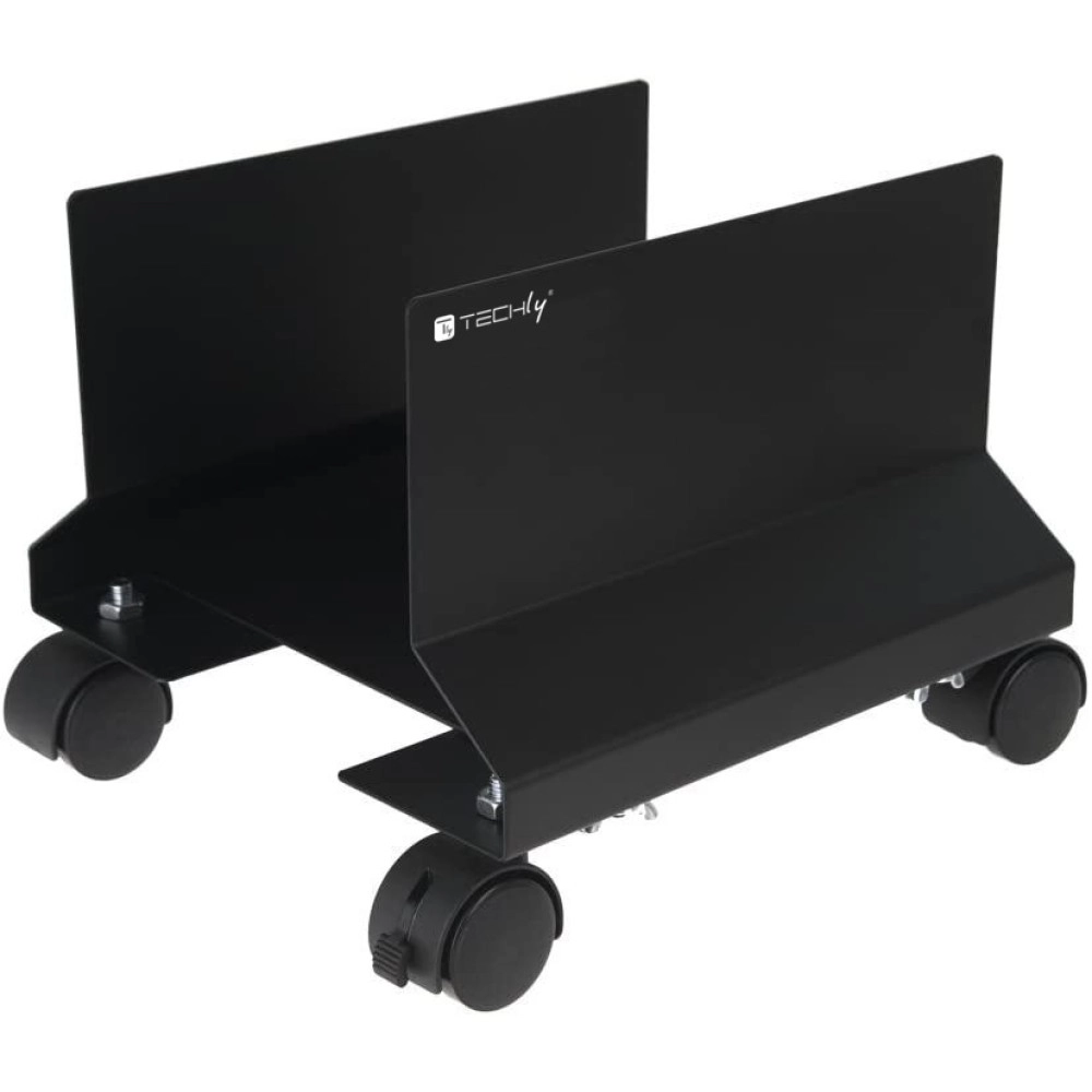 Techly CPU Steel Holder with Wheels
