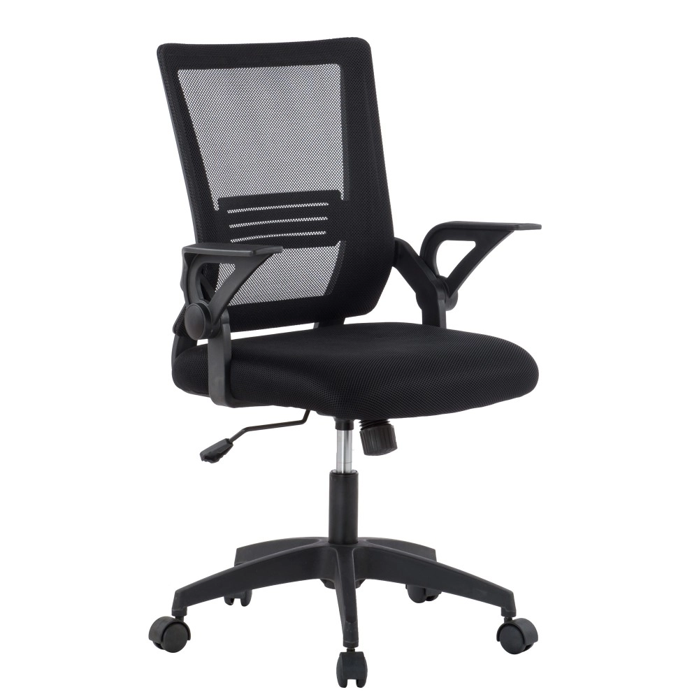 Techly Black Office chair with padded