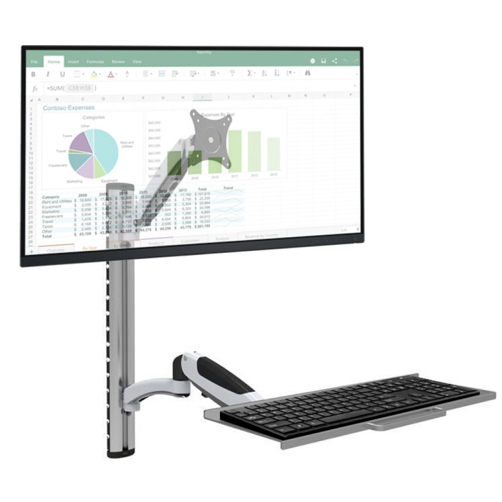Techly ICA-PLW 02 monitor mount /
