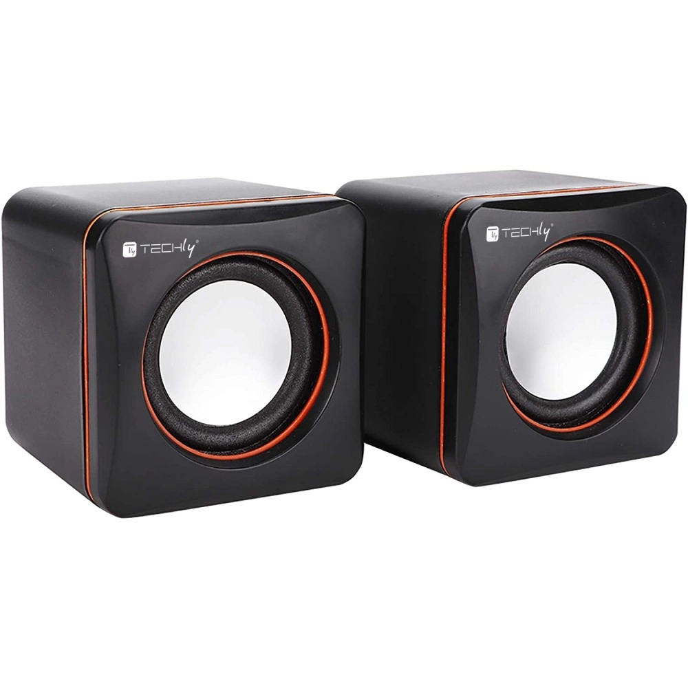 Techly ICC SP-320ETY loudspeaker Black Wired