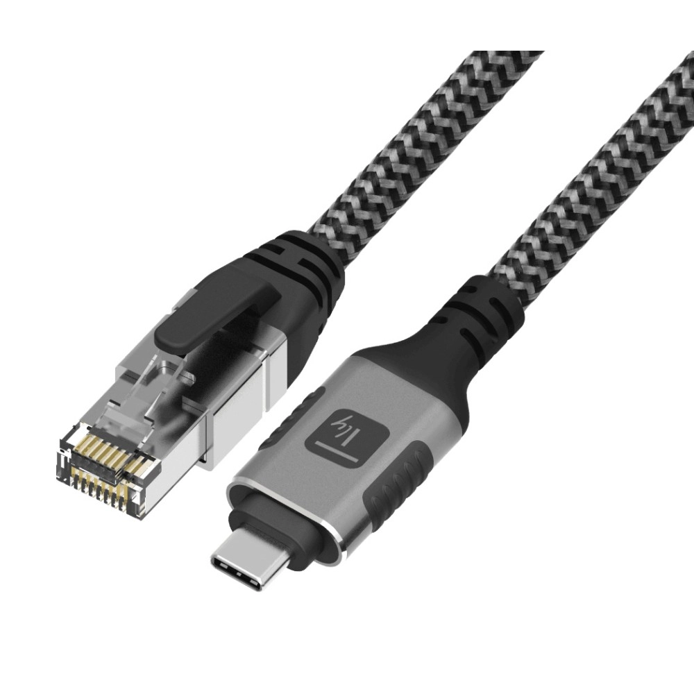 Techly ICOC U3C-RJ45-030 networking cable Silver