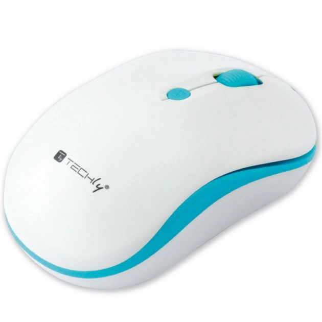 Techly IM 1600-WT-WBW pele Birojs Abām rokām RF Bezvadu Optisks 1600 DPI