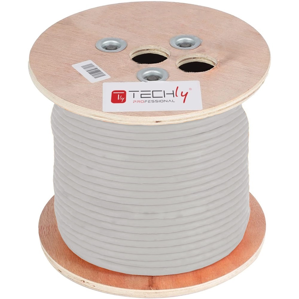 Techly ITP-C6A-FLS305 networking cable Grey 305
