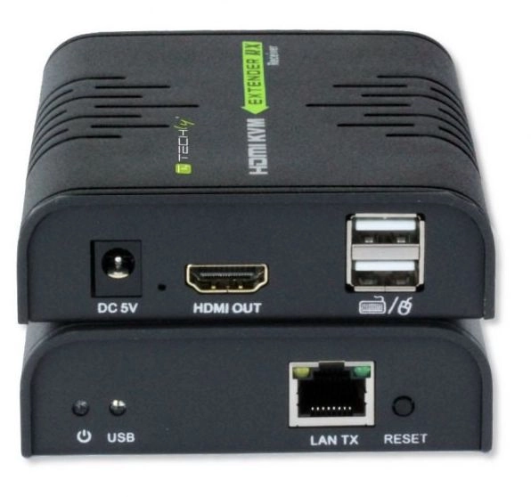 Techly HDMI KVM Extender via network