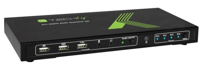 Techly KVM Switch USB  HDMI  4K