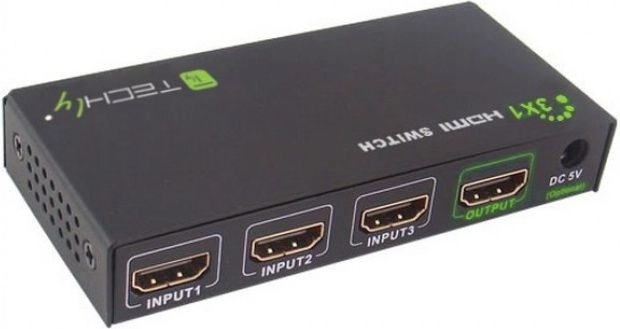Techly HDMI Switch 4K UHD 3D