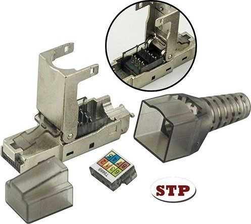 Techly Techly Self-Clamping Modular Plug RJ45