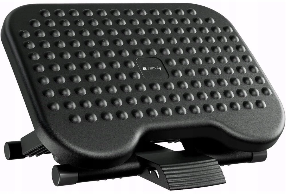 Techly Ergonomic office footrest  adjustable inclination