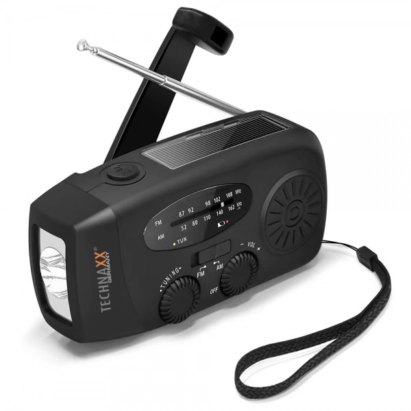 Technaxx TX-238 Portable Analog  digital Black