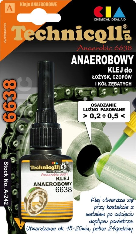 Technicqll Anaerobic glue for bearings  journals