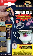 Technicqll Klej sekundowy super klej 2g