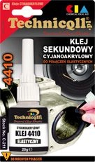 Technicqll Klej sekundowy elastyczny 4410 20g