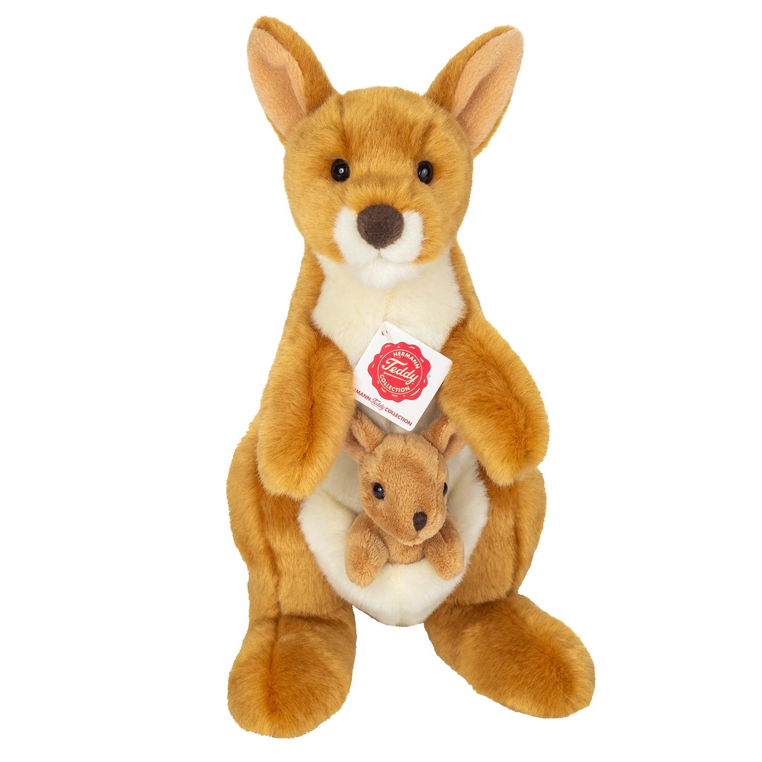 Teddy Hermann - Kangaroo with Baby
